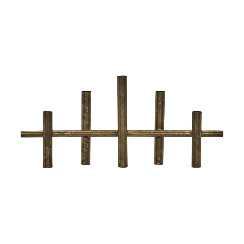 Maxi κηροπήγιο 45 εκ., Αντικ μπρούτζινο χρώμα House Doctor