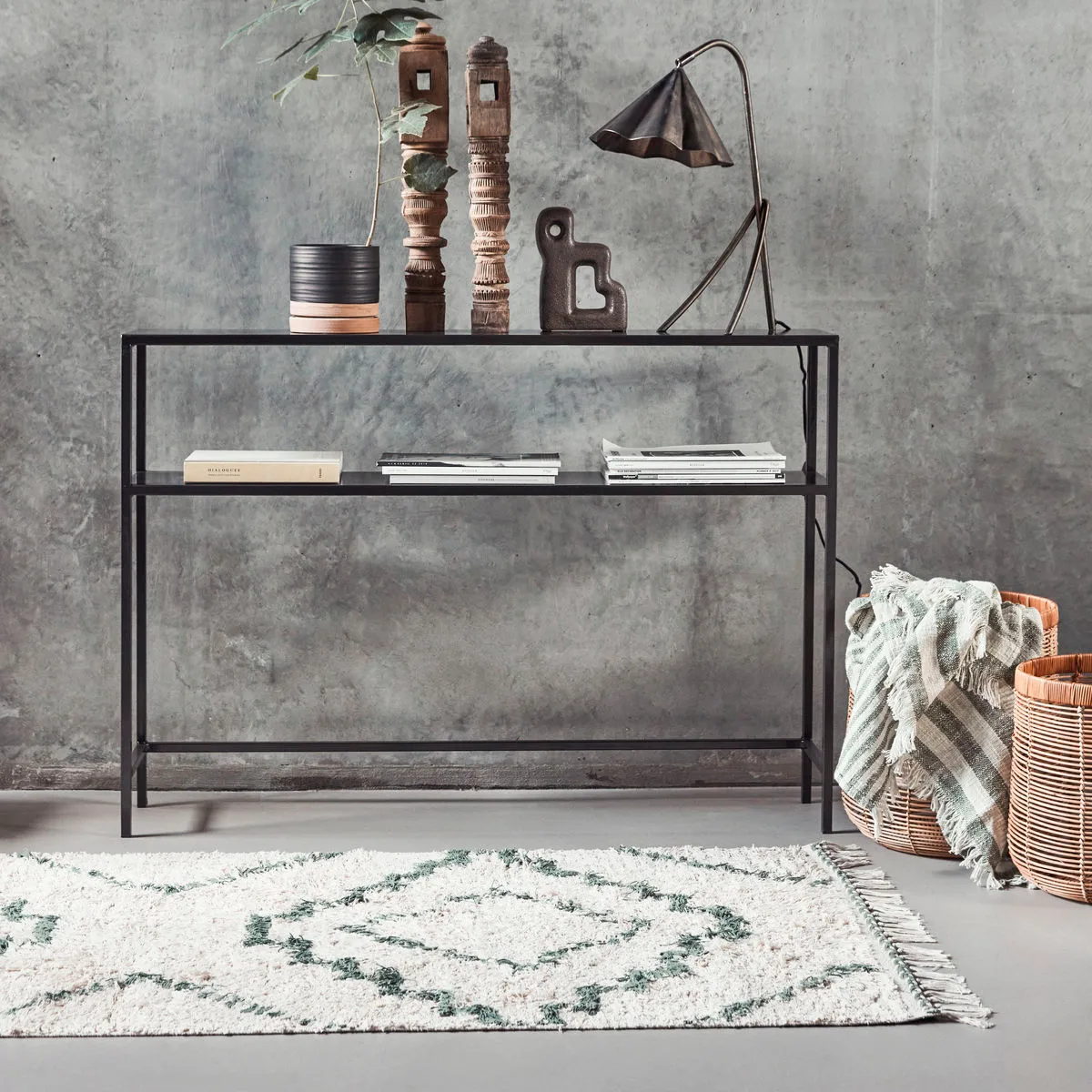 Χαλί διαδρόμου Minis 90x200 εκ., Πράσινο House Doctor