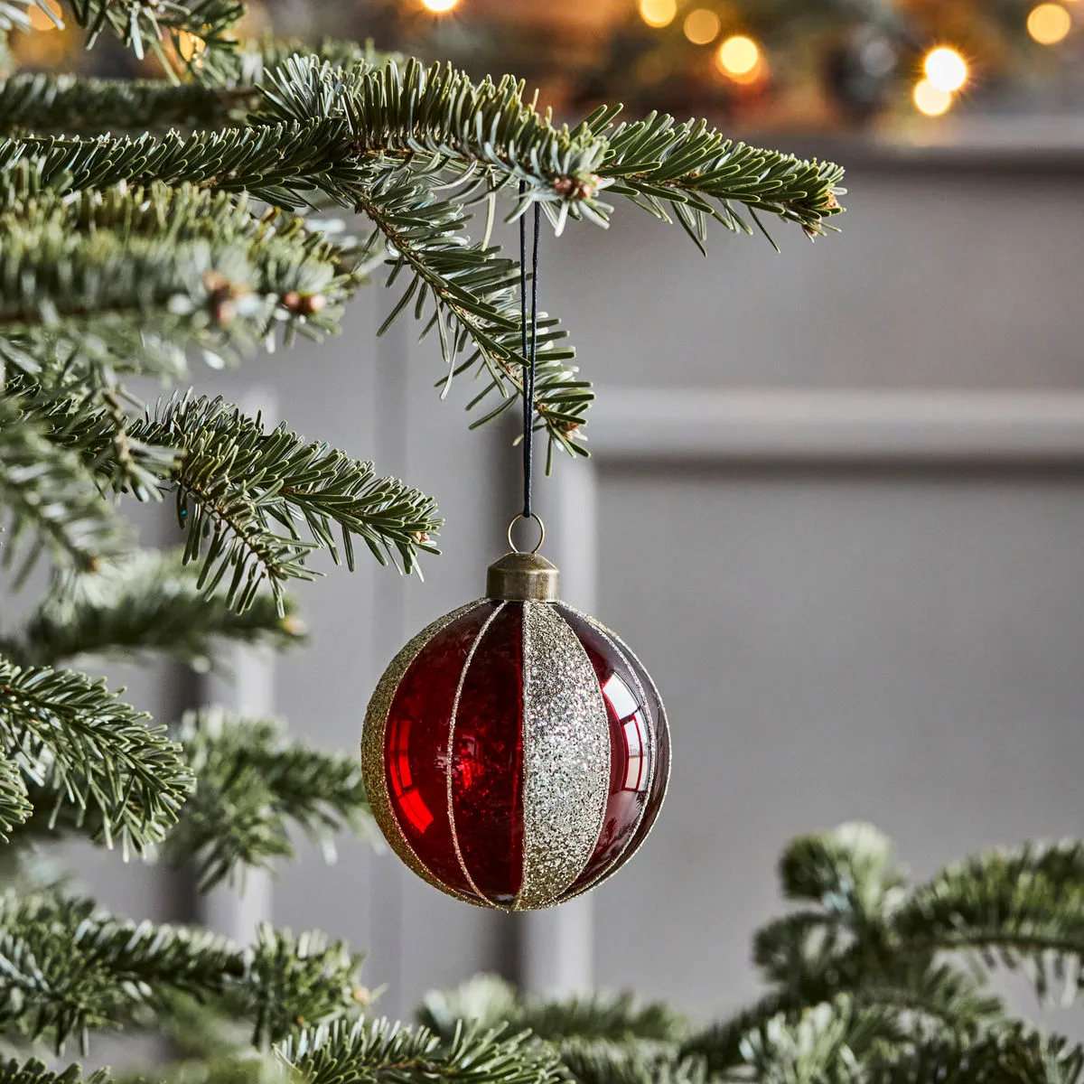 Mult Χριστουγεννιάτικο στολίδι Ø08 cm 4-pack, Βουργουνδί House Doctor