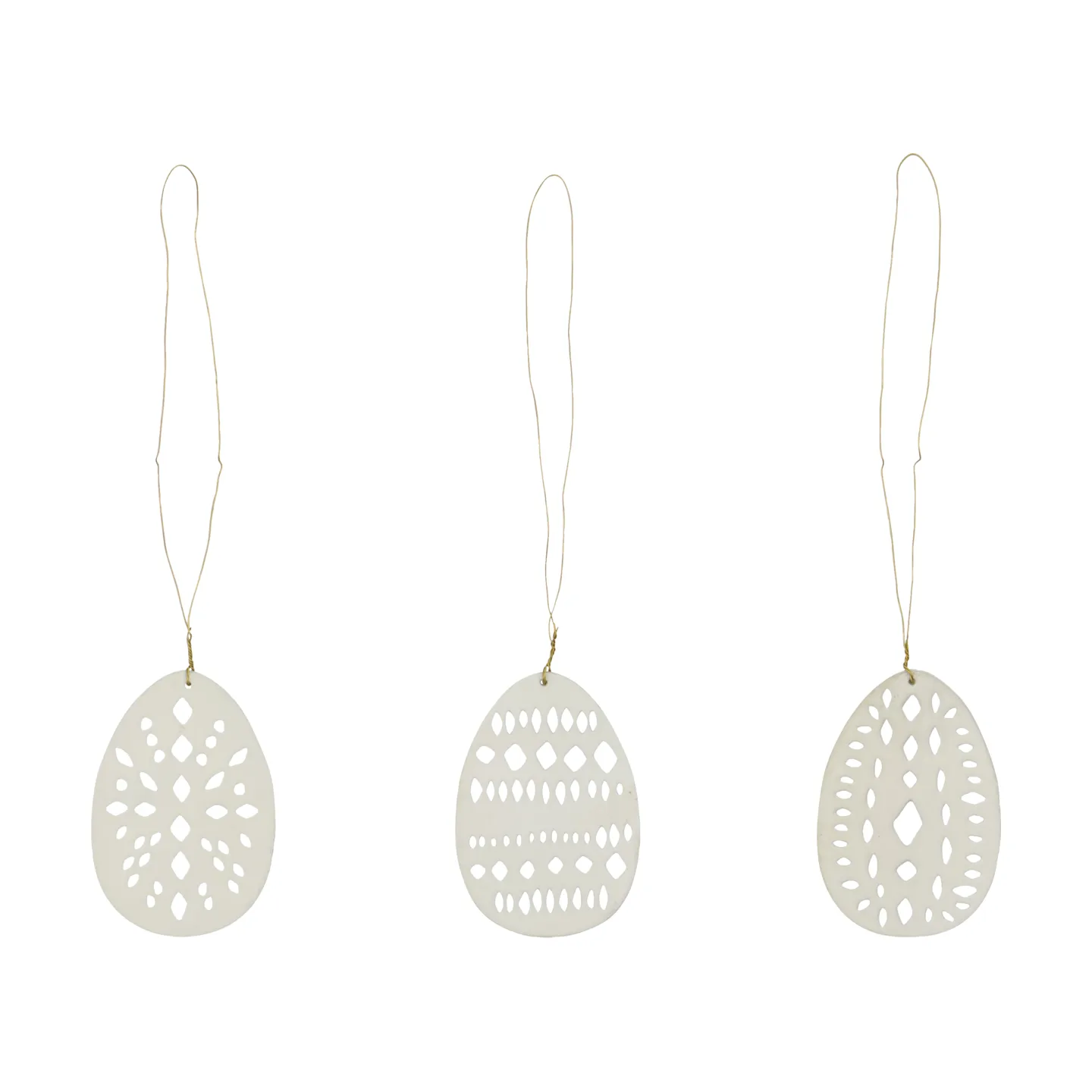 Nori πασχαλινό κρεμαστό 3 τεμάχια, Μπεζ House Doctor