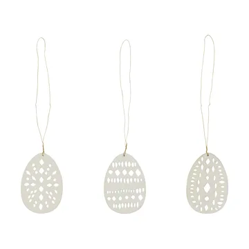 Nori πασχαλινό κρεμαστό 3 τεμάχια - Μπεζ - House Doctor