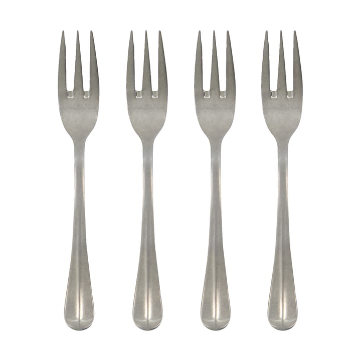 Μora πιρούνι για τούρτα σετ 4 τεμαχίων - Silver finish - House Doctor