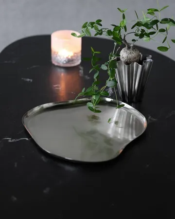 Δίσκος Osea 35x41 cm - Φινίρισμα silver - House Doctor
