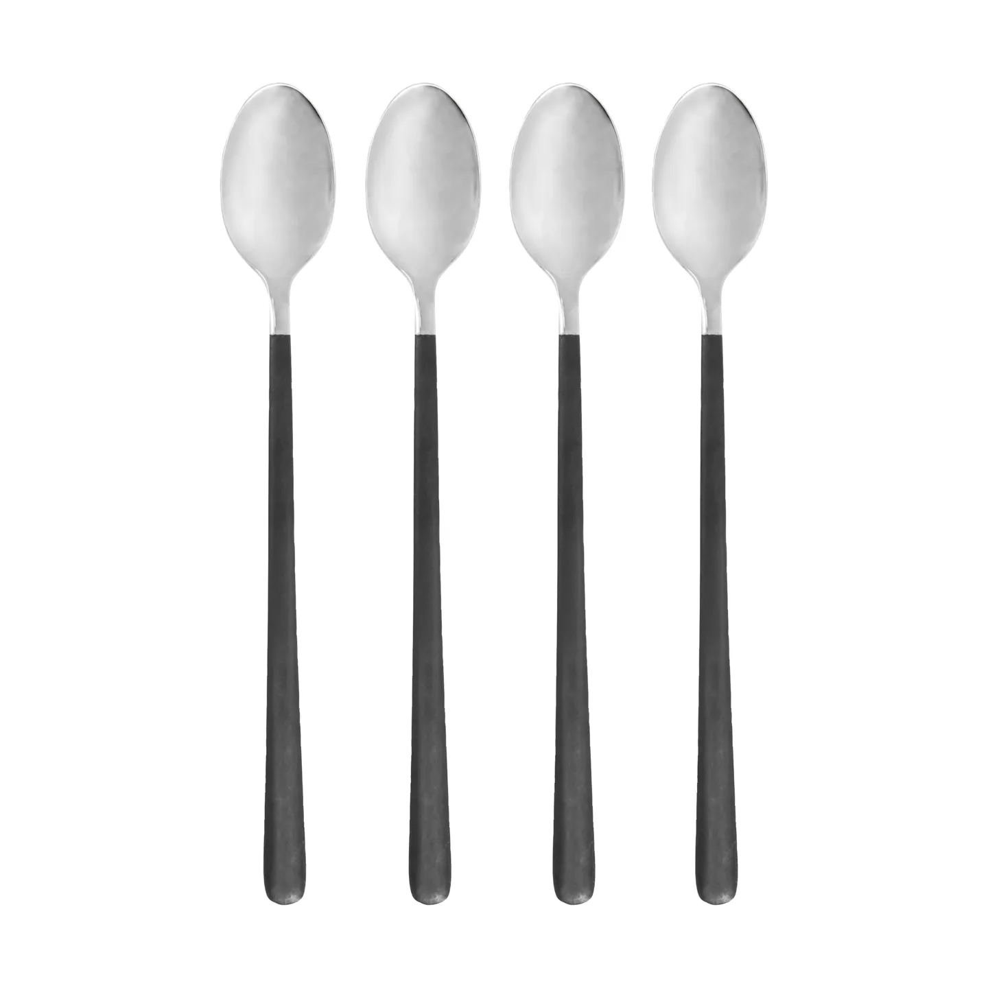 Ox μακριά κουτάλια 4-pack, Μαύρο-εκρου House Doctor