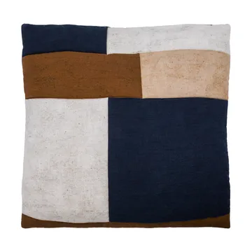 Patch μαξιλαροθήκη 50x50 εκ. - Μαύρο-άμμος-καφέ - House Doctor