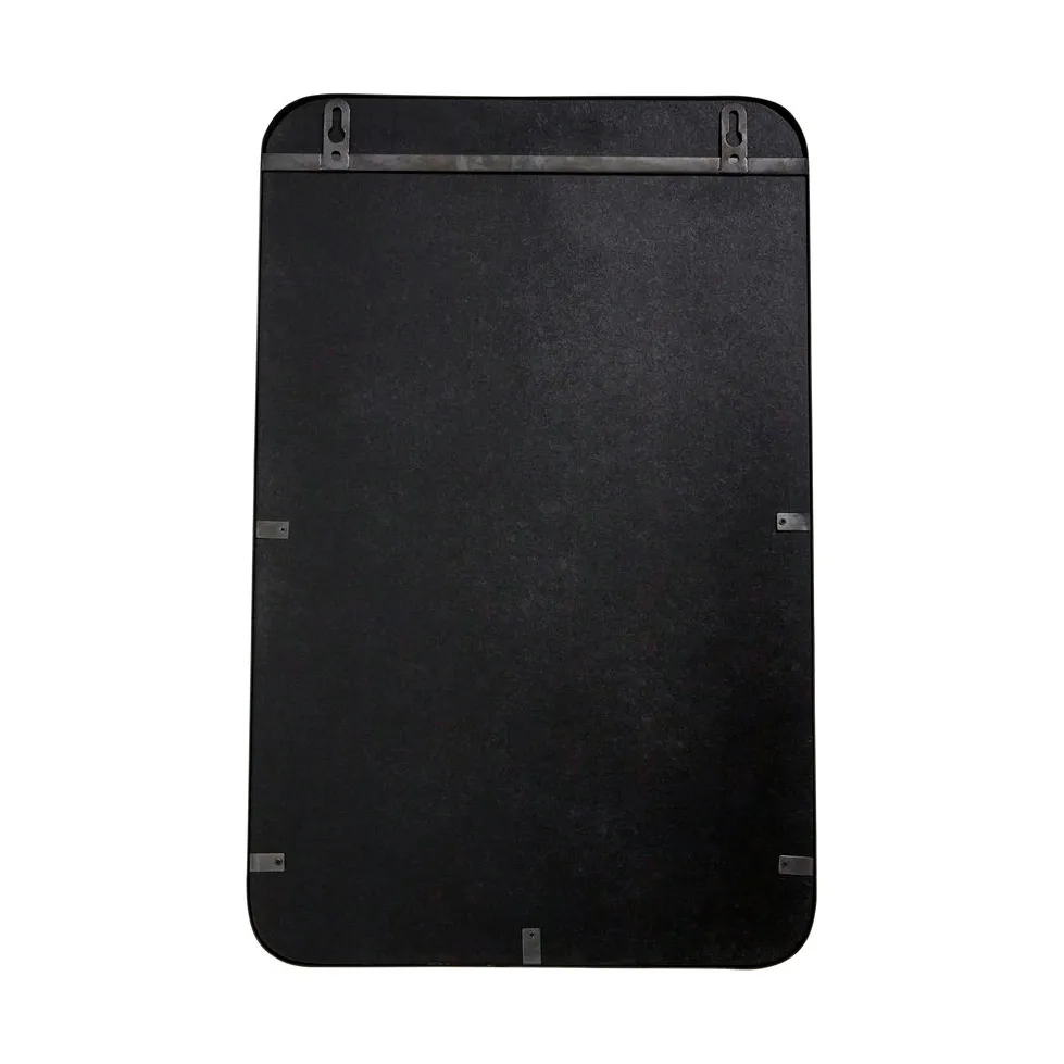 Καθρέφτης Pejo με πλαίσιο 35x55 cm, Μαύρο αντικέ House Doctor