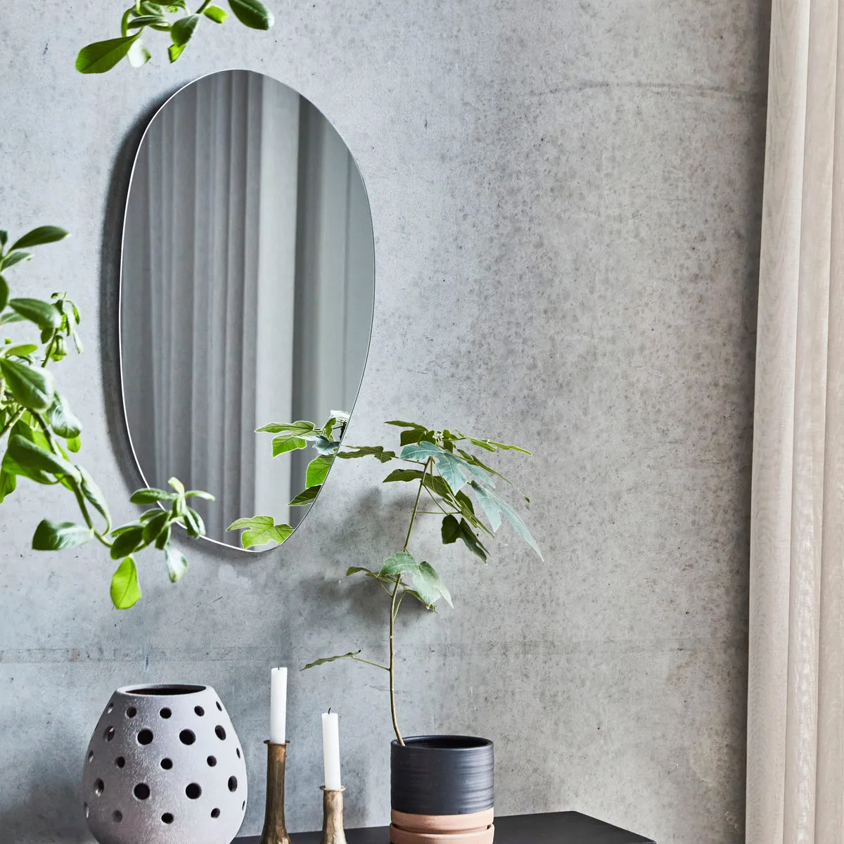 Καθρέφτης Peme 39.7x70 cm, Σαφής House Doctor