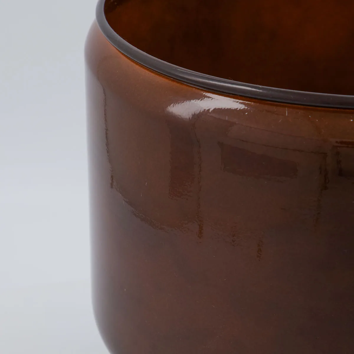 Γλάστρα Pile διαμέτρου 2 τεμάχια, Καφέ House Doctor