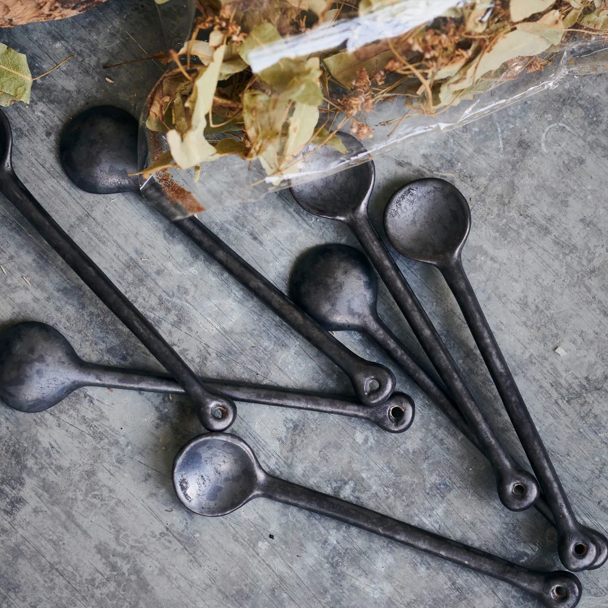 Pion κουτάλι 14 cm, μαύρο-καφέ House Doctor