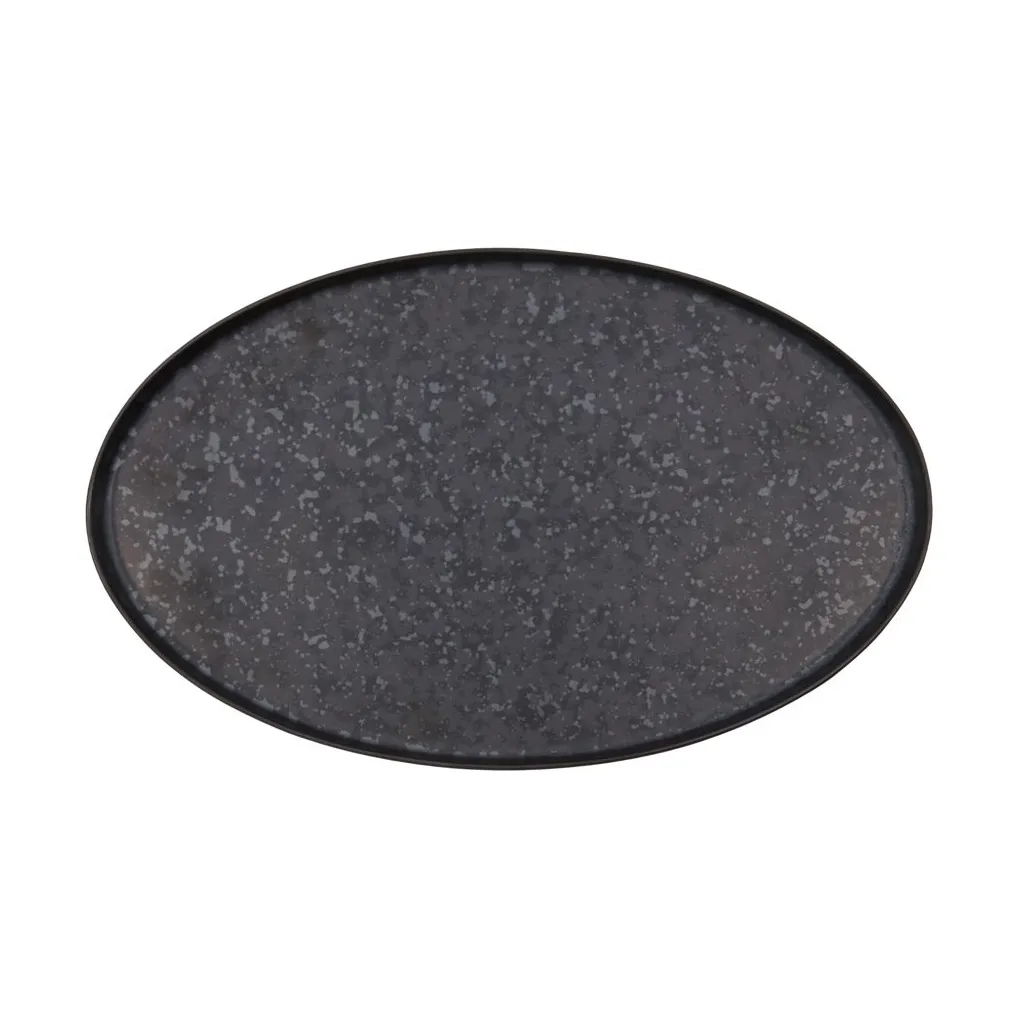 Πιάτο σερβιρίσματος Pion 19,6x31 cm, Μαύρο-καφέ House Doctor