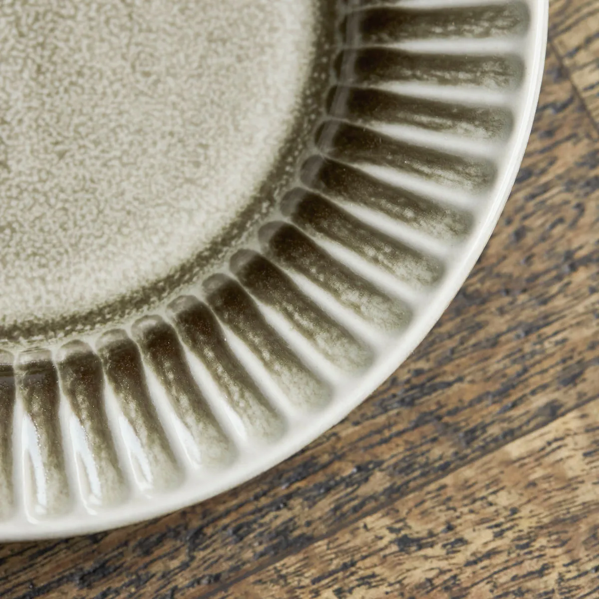 Πιάτο Pleat Ø16 εκ., Γκρι-καφέ House Doctor