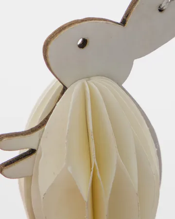 Κρεμαστό διακοσμητικό Rabb για το Πάσχα, σετ 6 τεμαχίων - Off-white - House Doctor