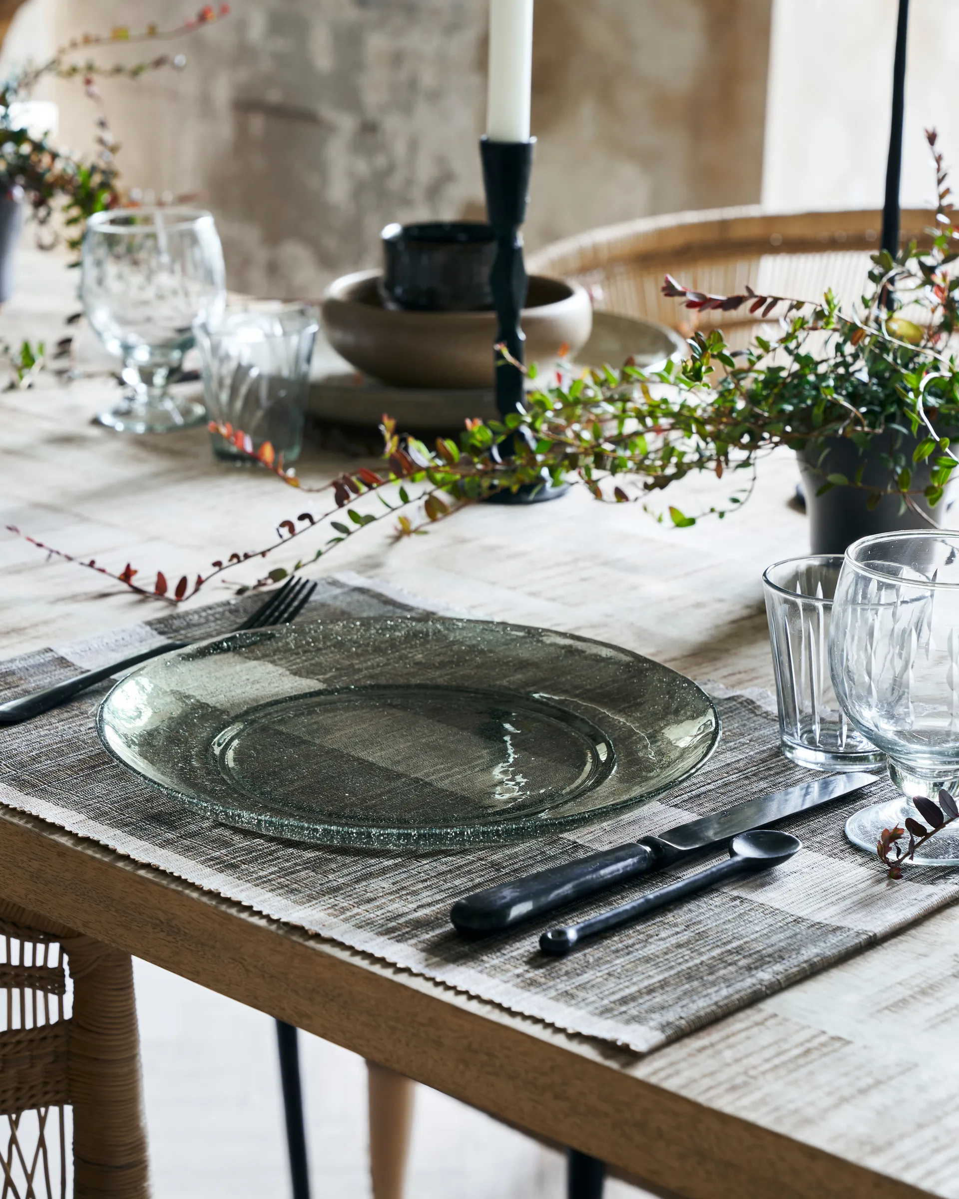 Rain πιάτο Ø27 εκατοστά 2 τεμάχια, Πράσινο House Doctor