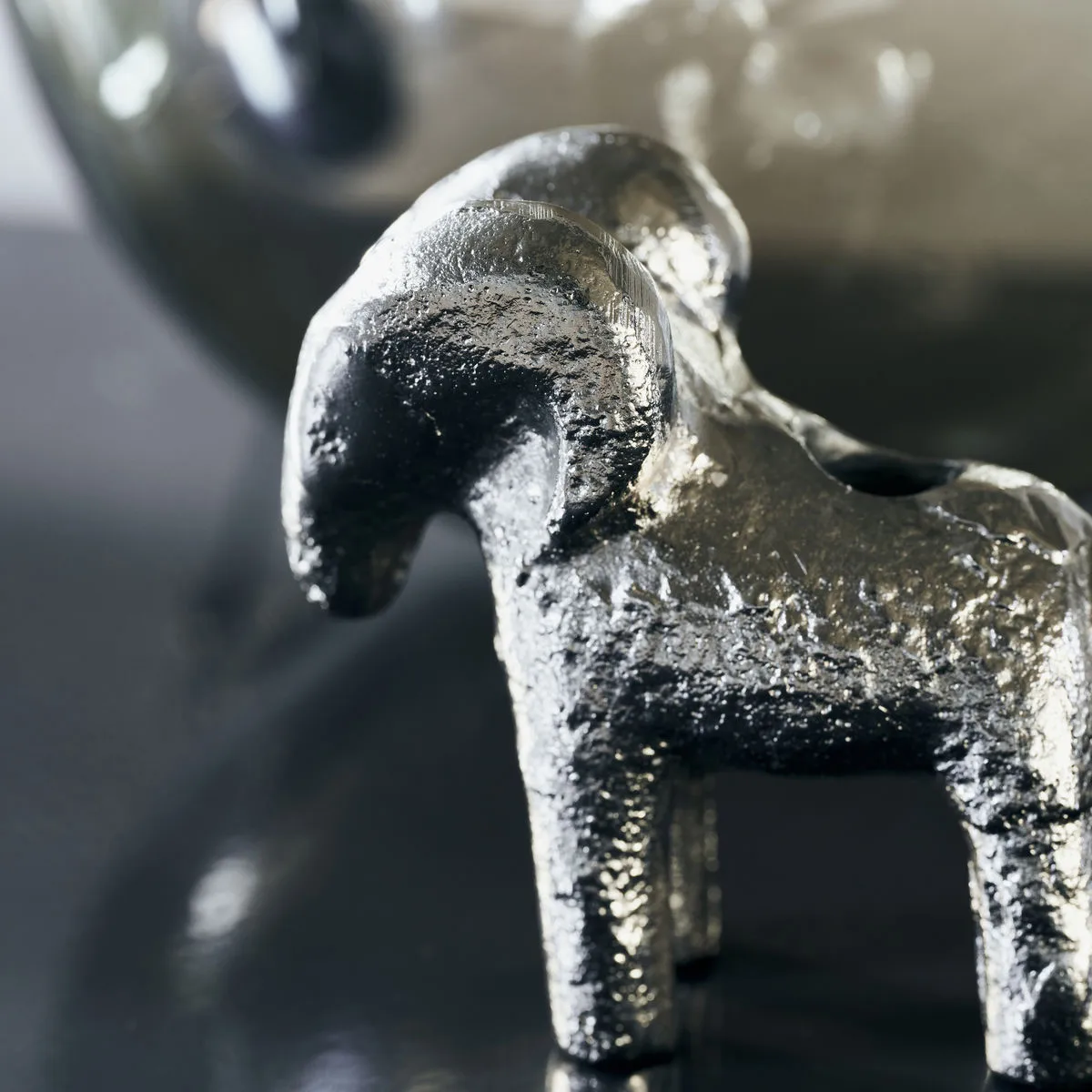 Ram Kηροπήγιο 7 εκ, Αντικέ ασημί House Doctor