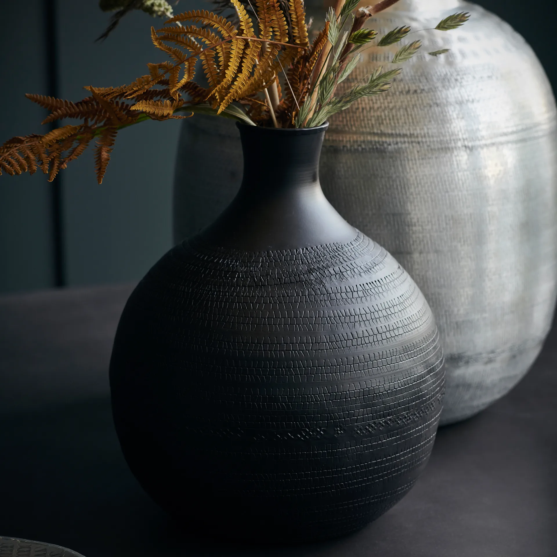 Reena βάζο 25 cm, καφέ House Doctor