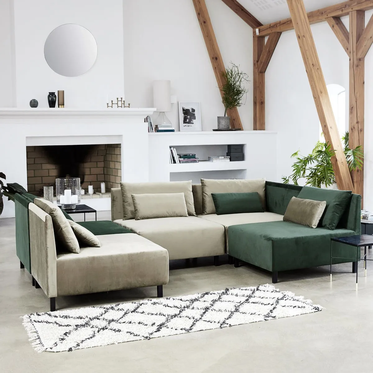 Riba χαλί, 90x200 cm House Doctor