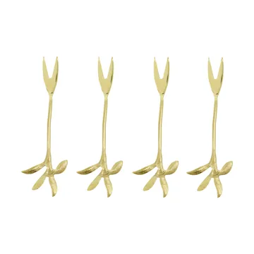 Serve πηρούνι σερβιρίσματος 4-pack - Αντικέ χρυσό - House Doctor