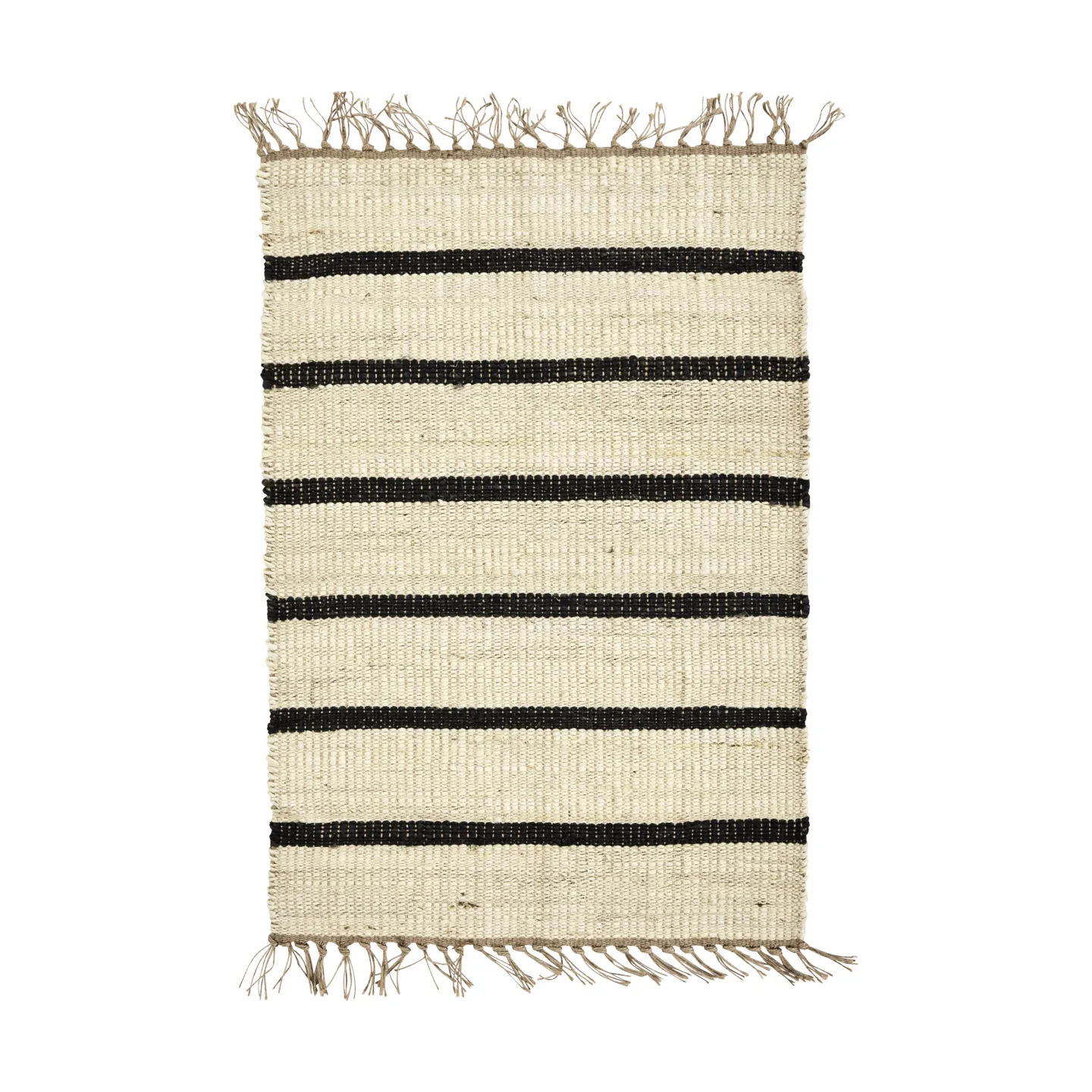 Χαλάκι Sima 60x90 εκ., Μαύρο-καφέ House Doctor