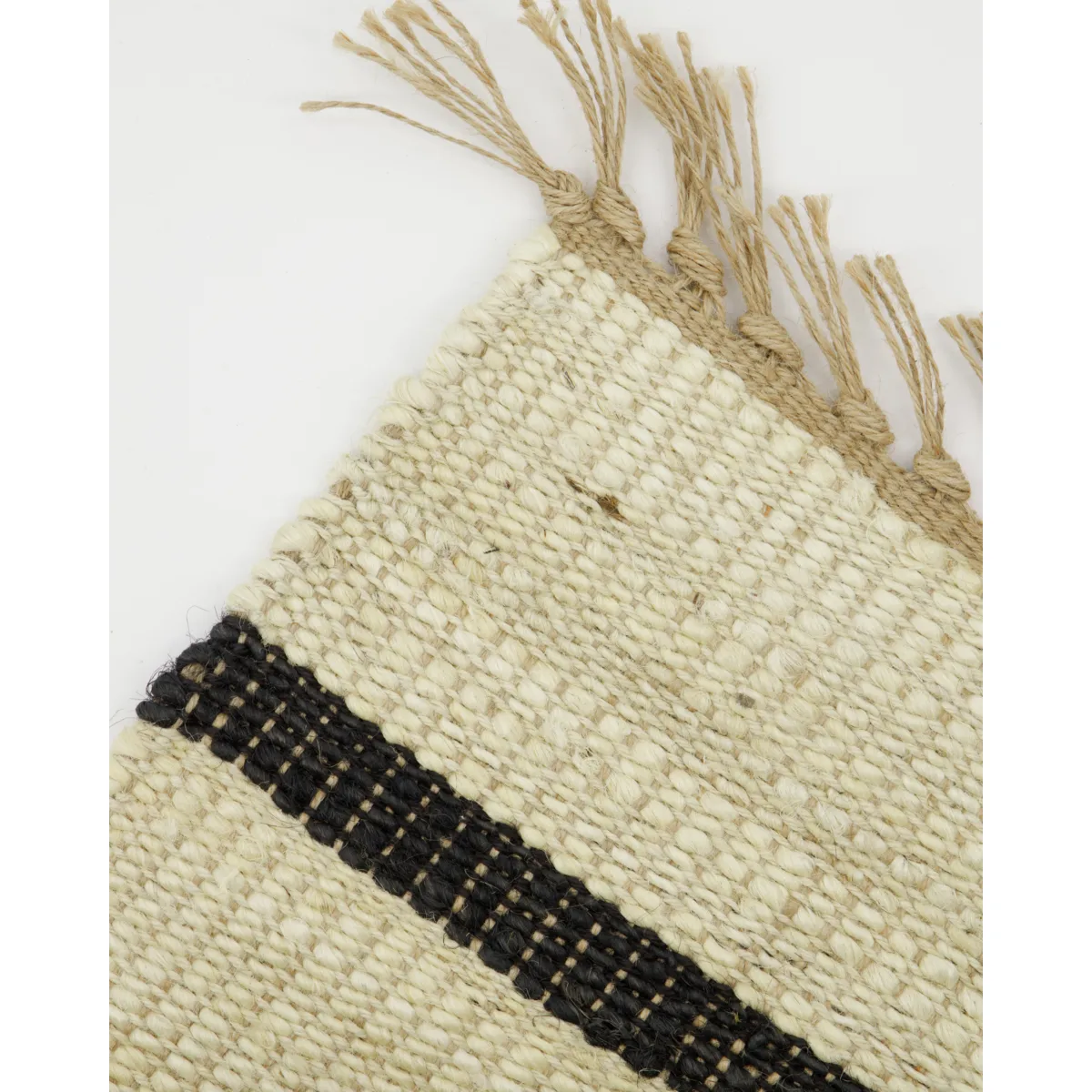 Χαλάκι Sima 60x90 εκ., Μαύρο-καφέ House Doctor