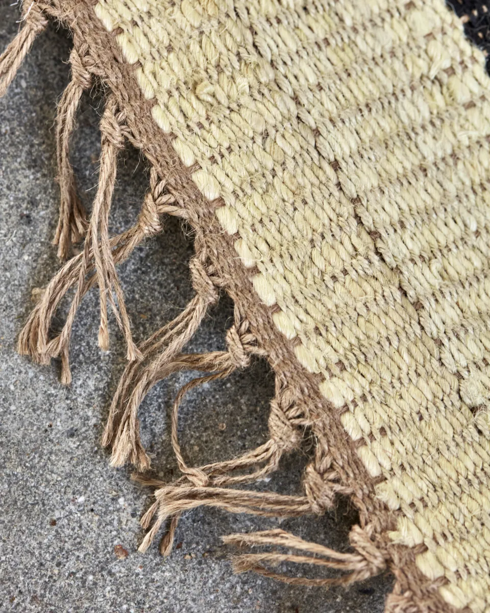 Χαλάκι Sima 60x90 εκ., Μαύρο-καφέ House Doctor