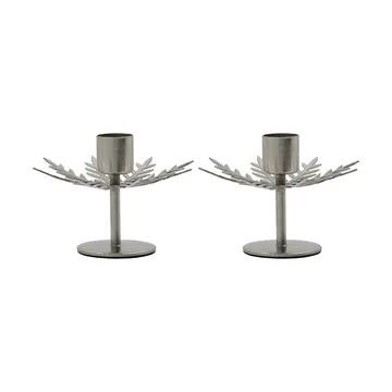 Snowflake κηροπήγια 2 τεμ. - Silver finish - House Doctor
