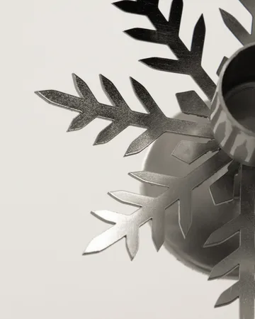 Snowflake κηροπήγια 2 τεμ. - Silver finish - House Doctor