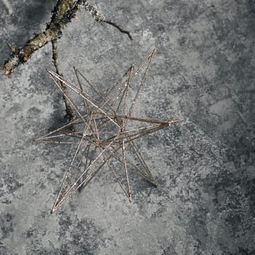 Star Χριστουγενιάτικο διακοσμητικό 14x25 cm - Σαμπανιζέ - House Doctor