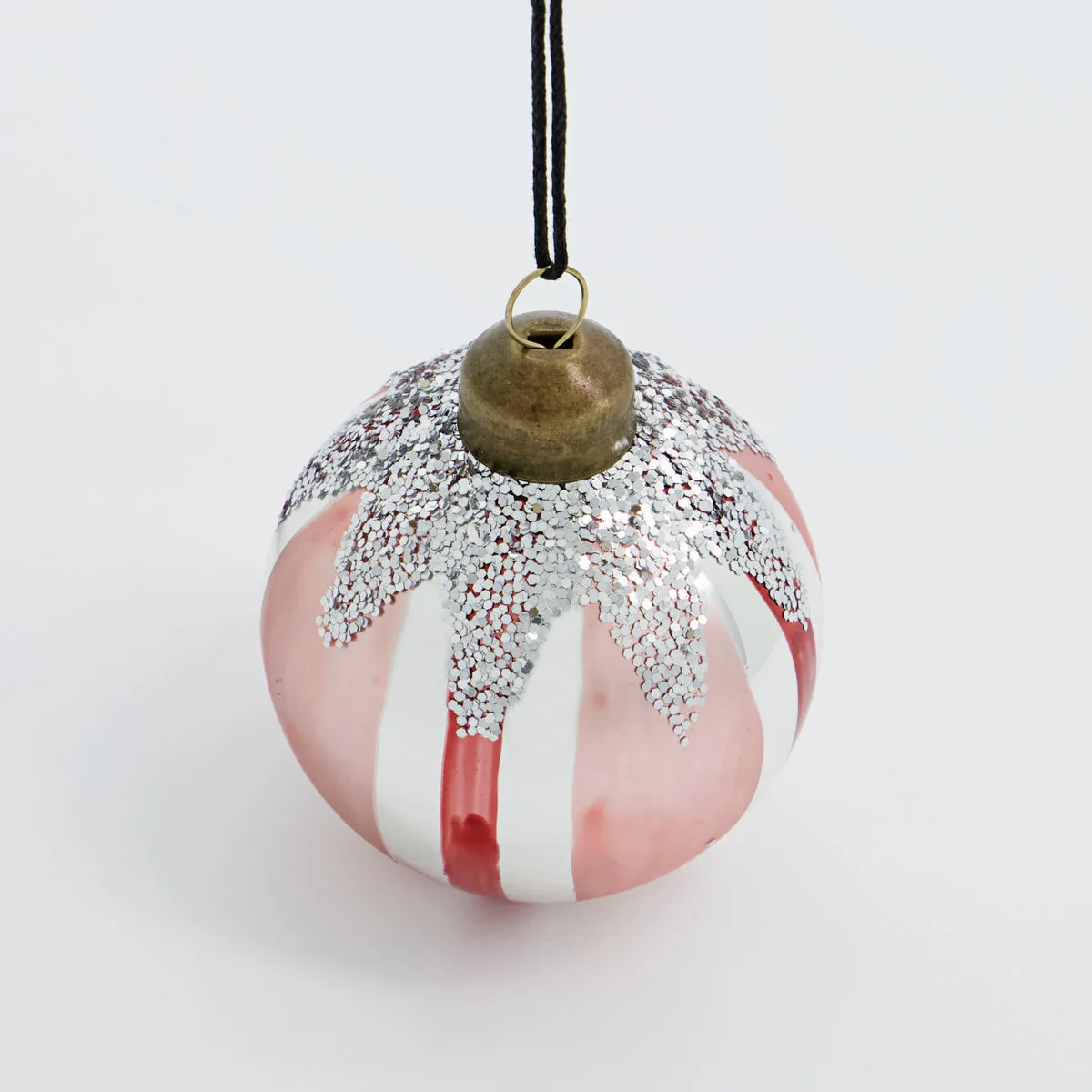 Star Χριστουγεννιάτικη μπάλα Ø8 cm 4-pack, Κόκκινο House Doctor