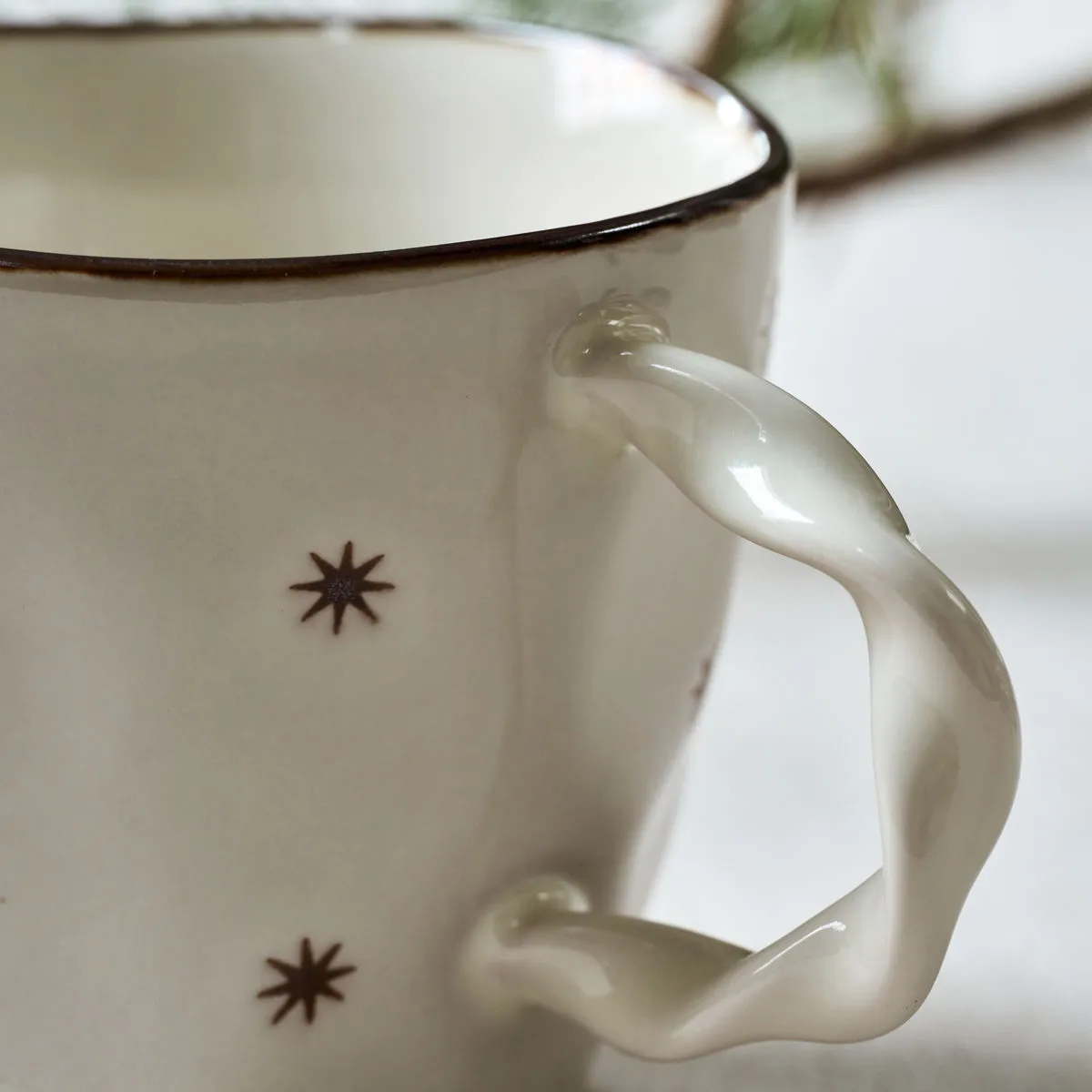 Κούπα Starry, 2 τεμ., Λευκό House Doctor