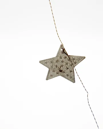 Stars γιρλάντα - Ασημένιο φινίρισμα, 200 εκ. - House Doctor