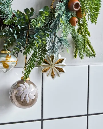 Stella χριστουγεννιάτικα κρεμαστά στολίδια 4 τεμ. - Άσπρο - House Doctor