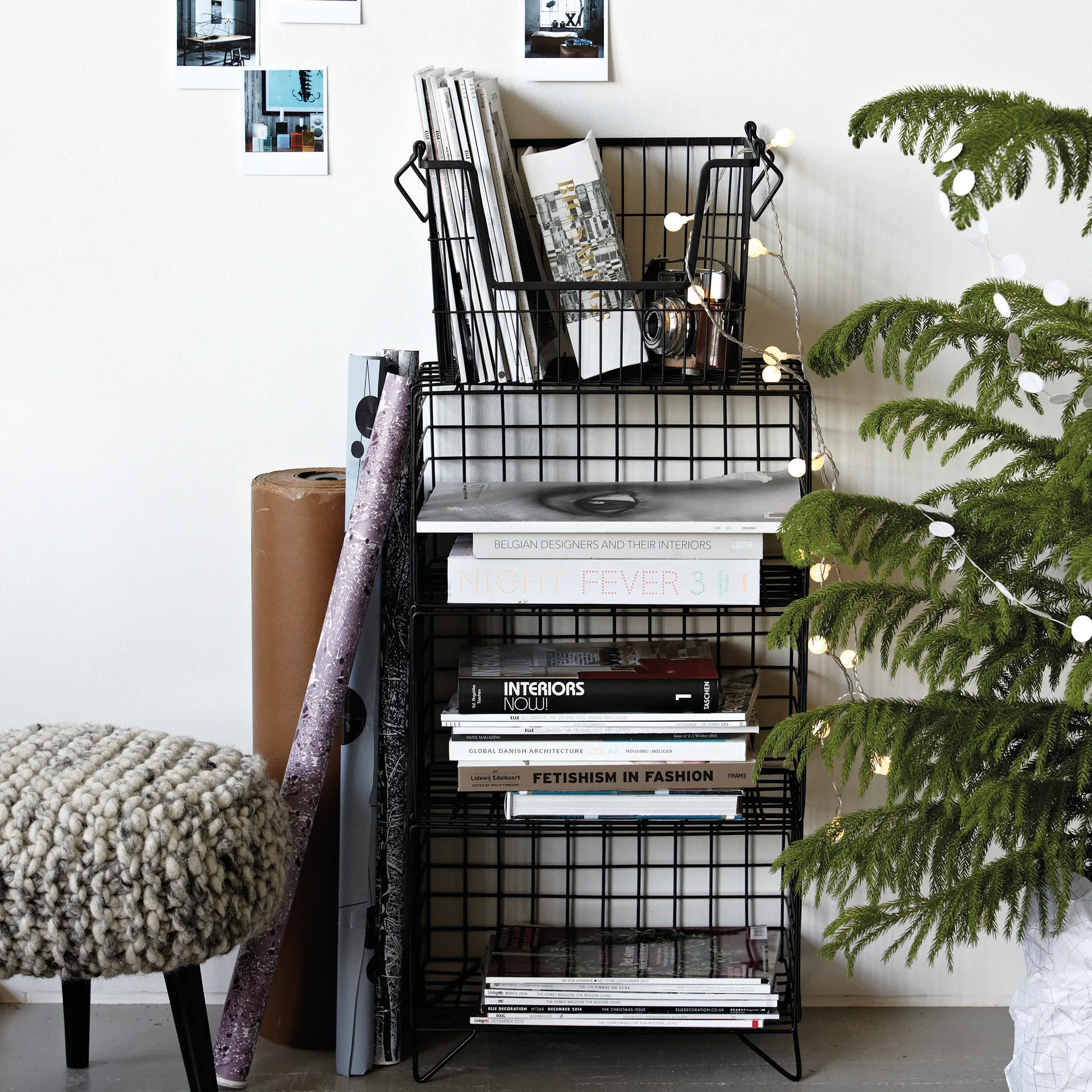 TAW καλάθι αποθήκευσης μεγάλο
, ματ μαύρο House Doctor