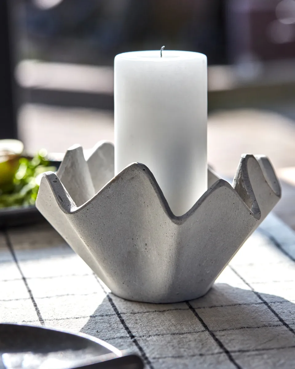 Κηροπήγιο Vaso για ρεσώ, Γκρι House Doctor