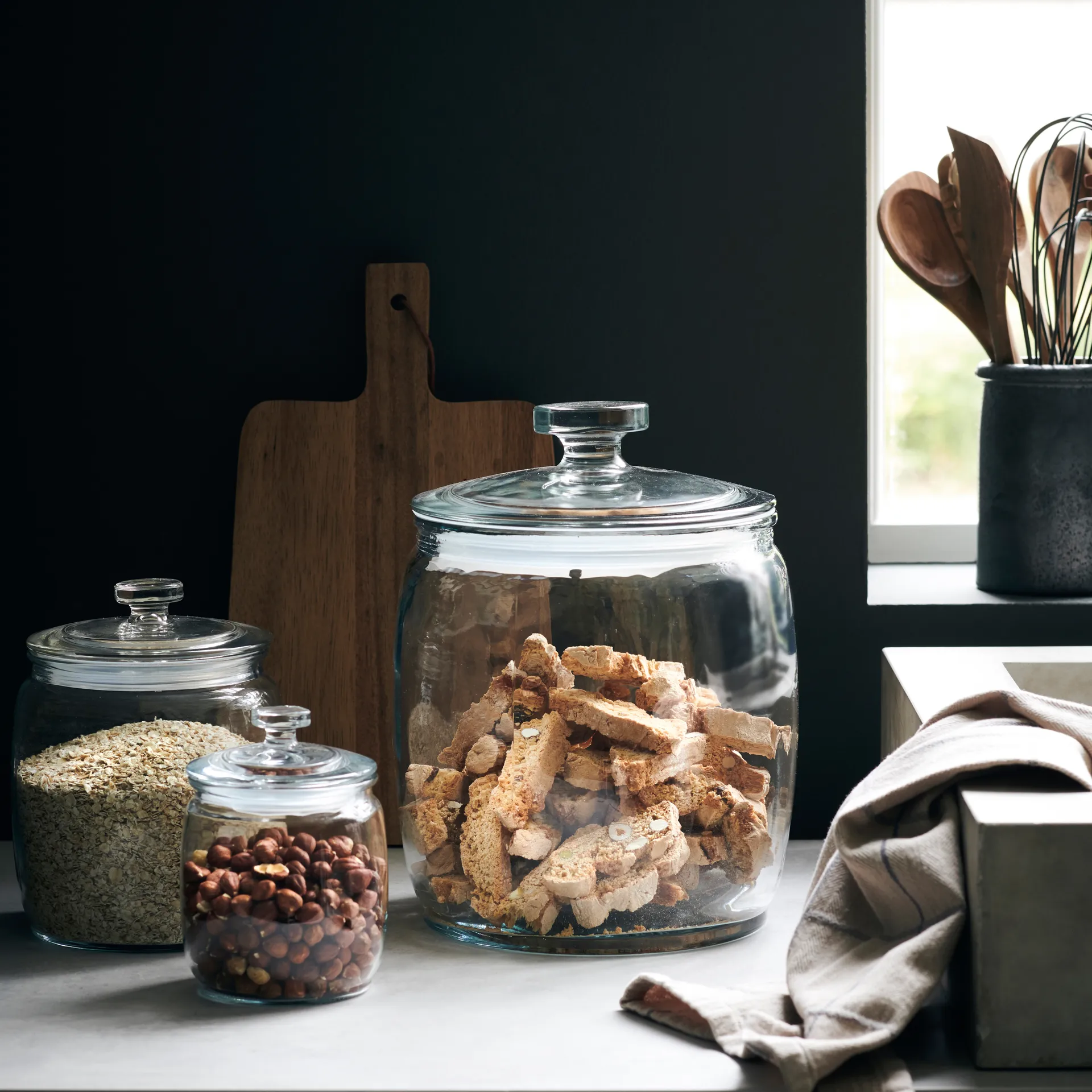 Ville βάζο αποθήκευσης 7,5 l, διαφανές House Doctor