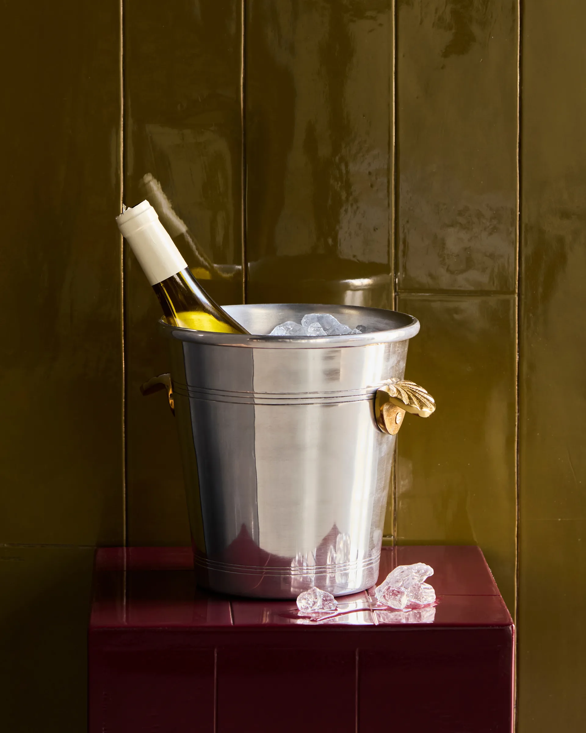 Vind ψυγείο κρασιού, Αντικέ ασημένιο φινίρισμα House Doctor