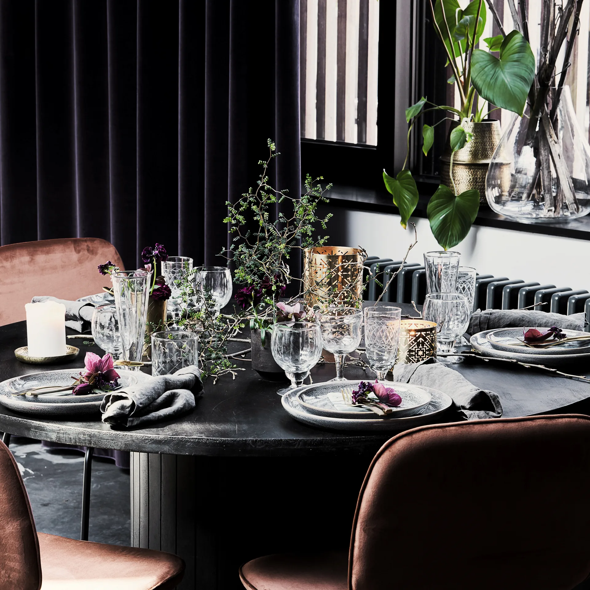 Vintage beer γυάλινο, διαφανές House Doctor