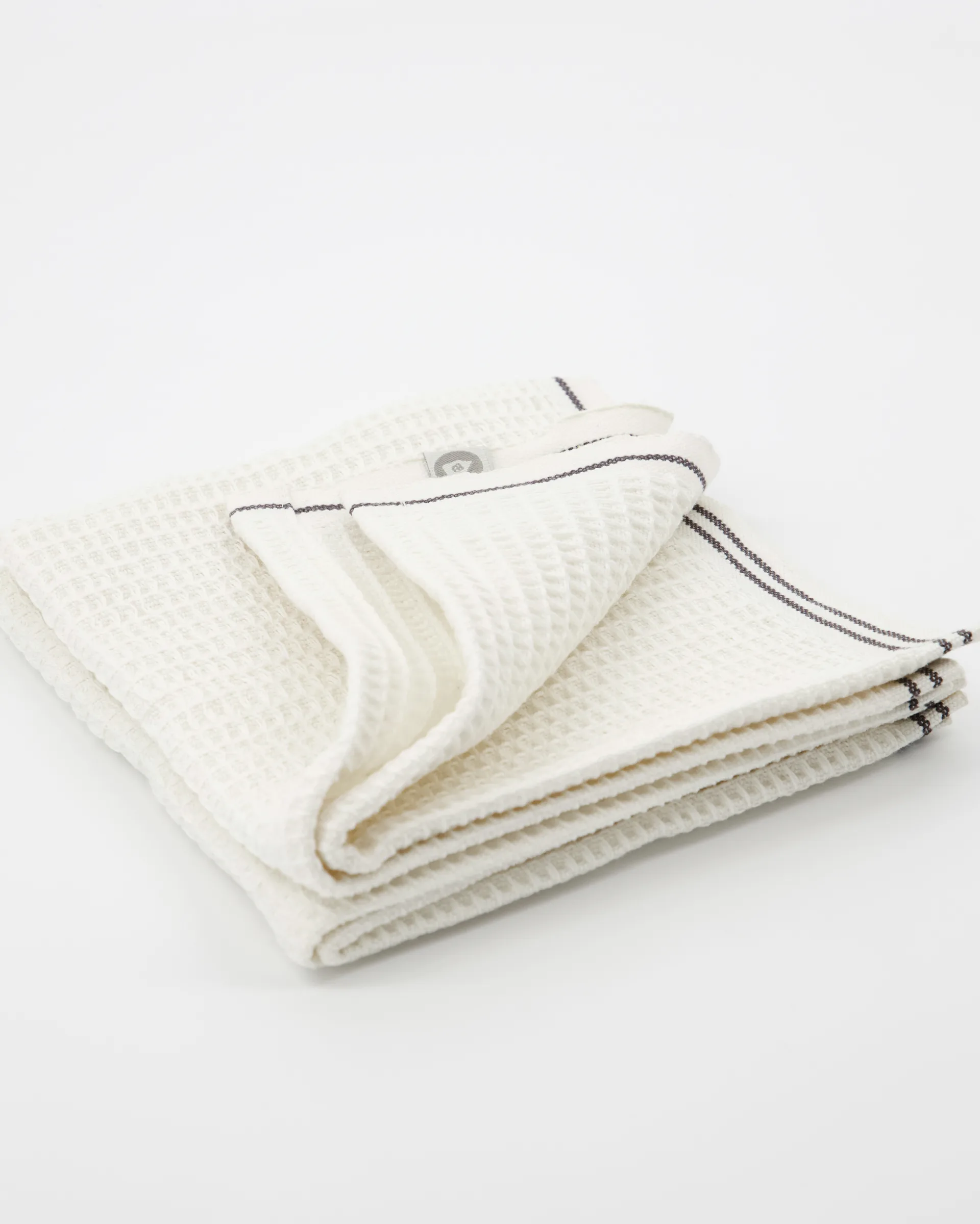 Waffle πετσέτα για πιάτα 30x30 cm Συσκευασία 2 τεμαχίων, γκρι House Doctor