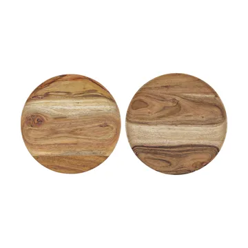 Wood δίσκος Ø17,5 εκ. 2-pack - Natural - House Doctor
