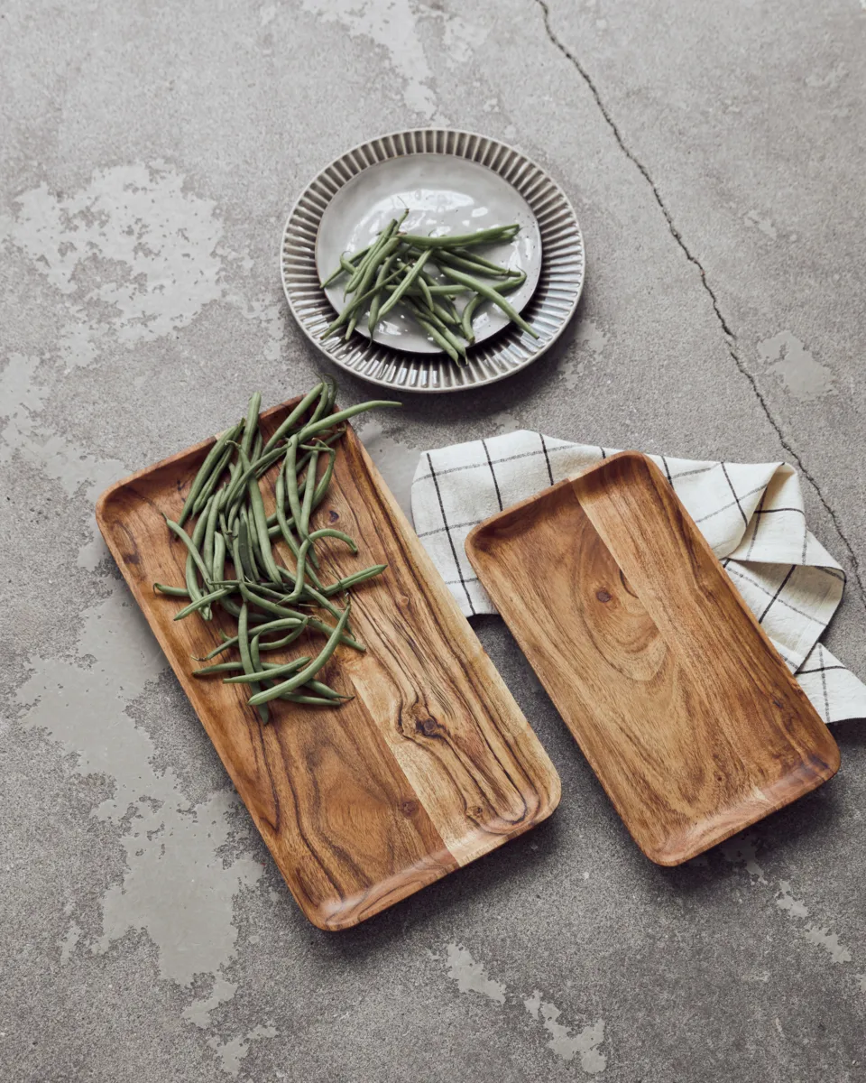 Wood δίσκος 2 τεμάχια, Natural House Doctor