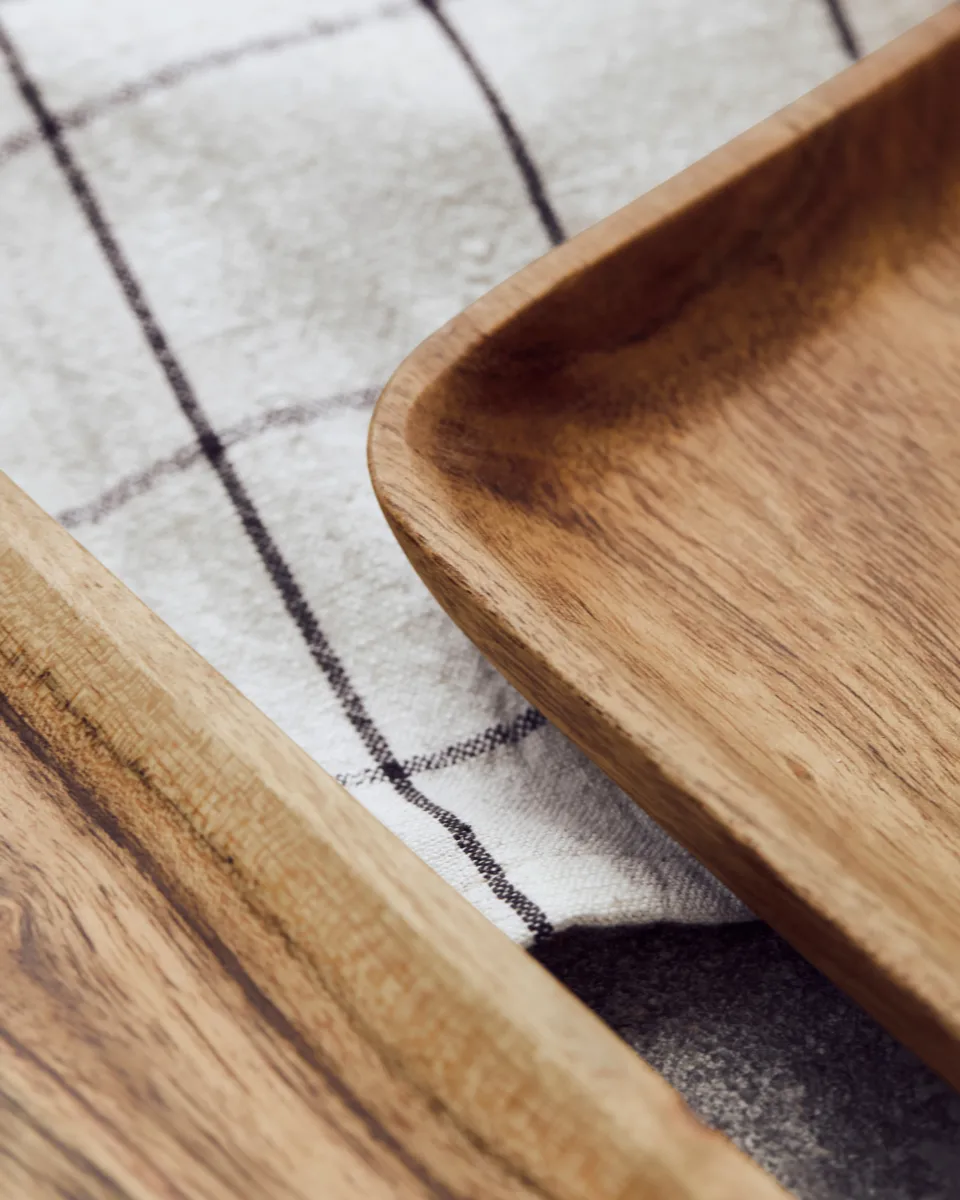 Wood δίσκος 2 τεμάχια, Natural House Doctor