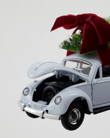 Xmas car διακοσμητικό στολίδι - Γαλάζιο - House Doctor