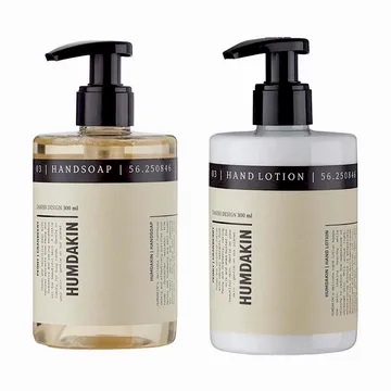 Humdakin κιτ φροντίδας χεριών 2 x 300 ml - Παιωνία και κράνμπερι - Humdakin