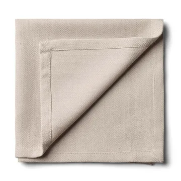 Humdakin υφασμάτινη πετσέτα 40x40 cm Συσκευασία 2 τεμαχίων - Ανοιχτό χρώμα πέτρας - Humdakin