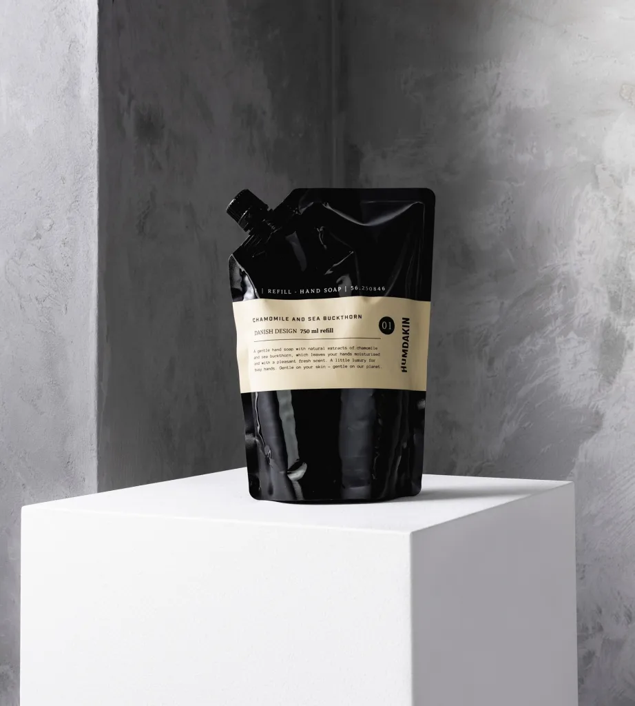 Humdakin ανταλλακτικό σαπουνιού για τα χέρια 750 ml, Χαμομήλι και ιπποφαές Humdakin