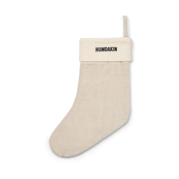 Humdakin Christmas stocking velvet, Ανοιχτό χρώμα πέτρας Humdakin