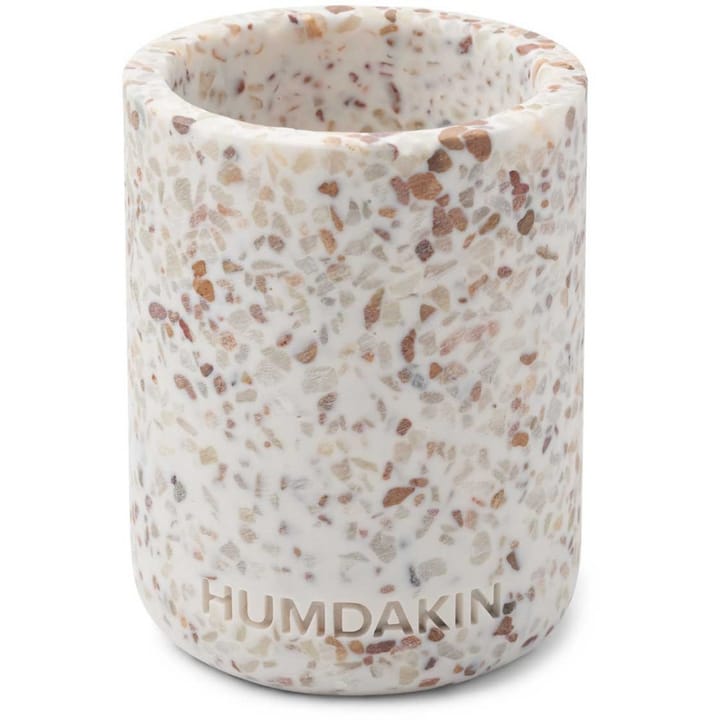 Humdakin Terrazzo κύπελλο οδοντόβουρτσας 10 cm - Λευκό-καφέ - Humdakin