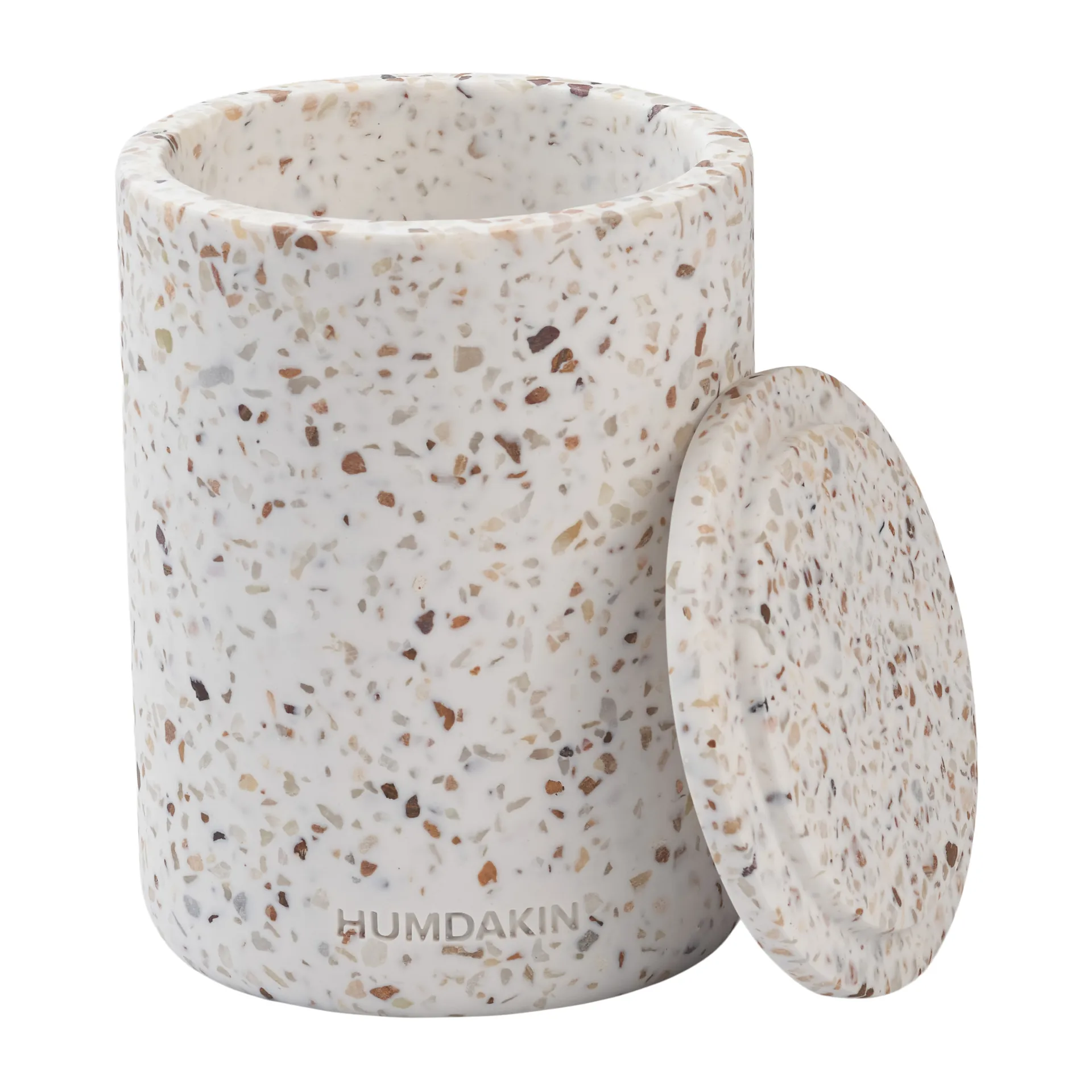 Γλάστρα Humdakin Terrazzo με καπάκι Ø10 cm, Red/Beige Humdakin