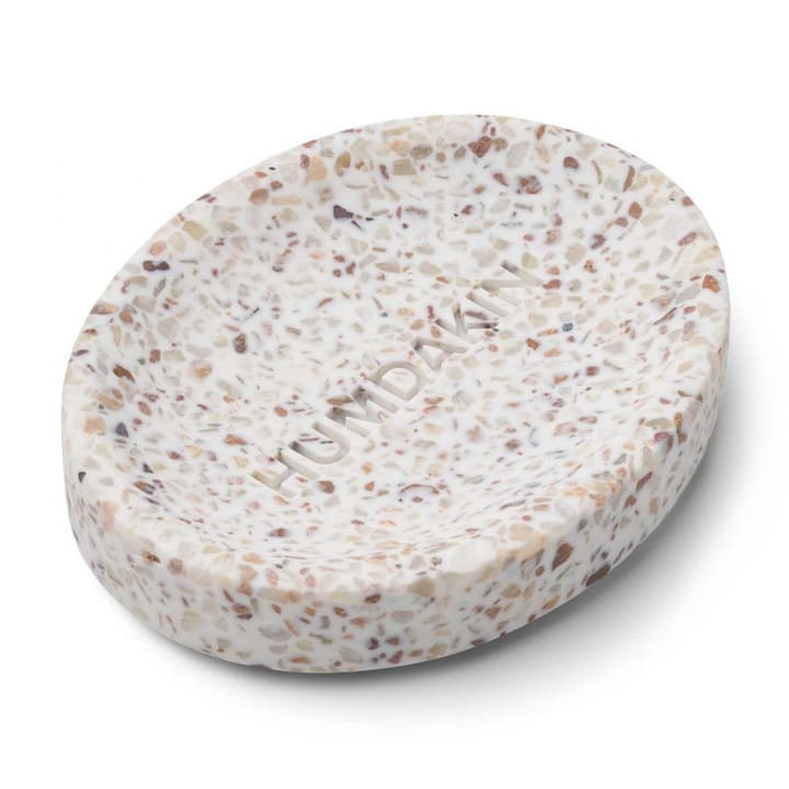 Humdakin Terrazzo σαπουνοθήκη 10x13 cm - Λευκό-καφέ - Humdakin