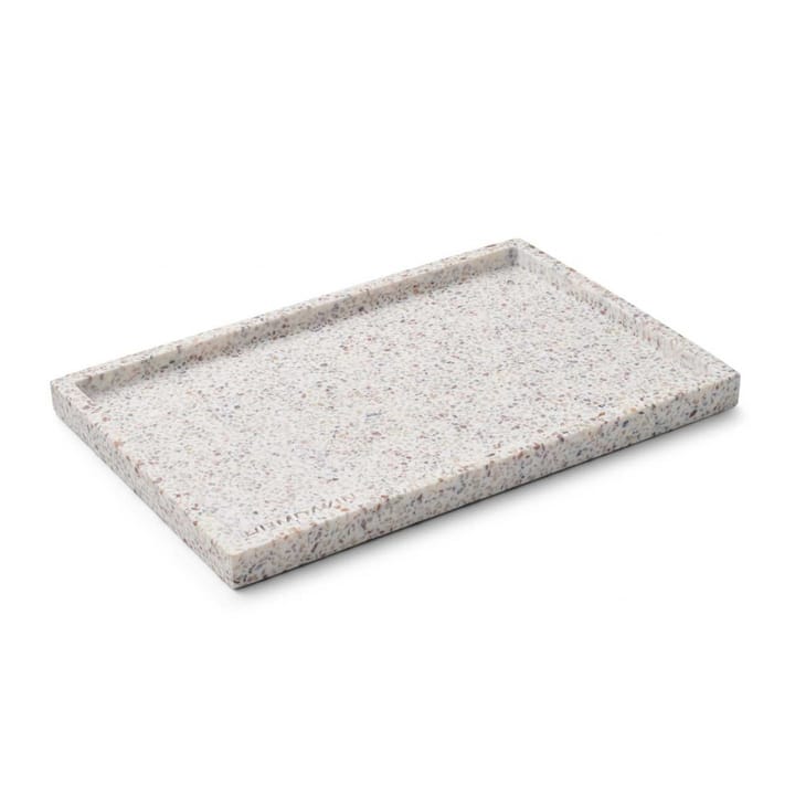 Humdakin Terrazzo δίσκος 30x20 cm - Λευκό-καφέ - Humdakin