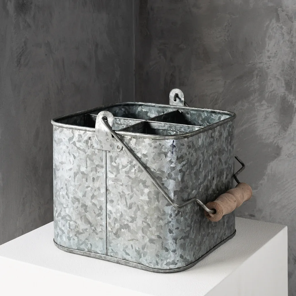 Humdakin zink bucket κουτί αποθήκευσης, 25x25 cm Humdakin